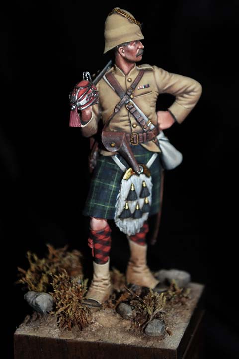 Oficial del 92nd (Gordon) Highlanders 1879 - 54mm