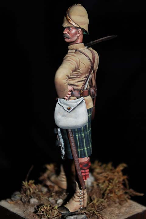 Oficial del 92nd (Gordon) Highlanders 1879 - 54mm