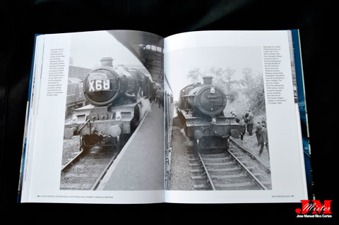"Steam Across the Regions. A Pictorial Rail Journey Through Britain" (Vapor en todas las regiones. Un viaje en tren pictórico por Gran Bretaña)