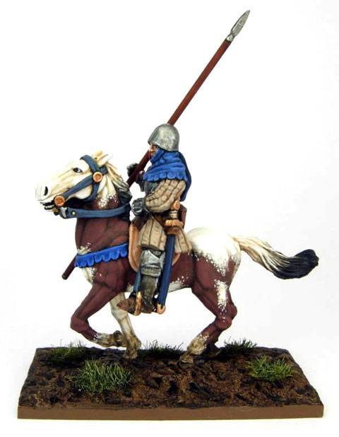 Sargento frances a Caballo durante la batalla de Agincourt.  