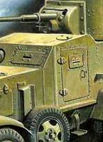 Los modelos de la gama BA eran blindados sobre ruedas de fabricación soviética que estuvieron presentes en la Guerra Civil Española