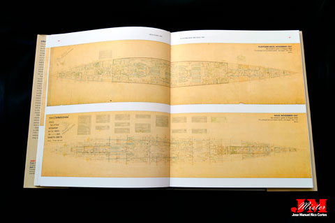 "Cruiser Birmingham. Detailed in the original builders plans" (Crucero Birmingham. Planos originales detallados  de la Construcción)