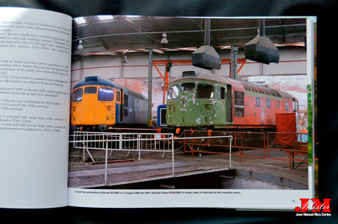  "BR Diesel Locomotives in Preservation" (Locomotoras BR Diésel en Preservación)