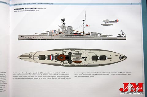 "British and Commonwealth Warship Camouflage of WW II - Vol. 2: Battleships & Aircraft Carriers." (Camuflajes de los Buques de Guerra Británicos y Asociados de la Segunda Guerra Mundial Vol. 2: Acorazados y Portaaviones.)