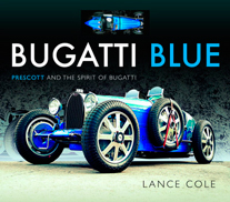 "Bugatti Blue. Prescott and the Spirit of Bugatti" (Bugatti Azul. Prescott y el espíritu de Bugatti)