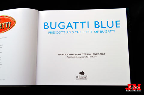 "Bugatti Blue. Prescott and the Spirit of Bugatti" (Bugatti Azul. Prescott y el espíritu de Bugatti)