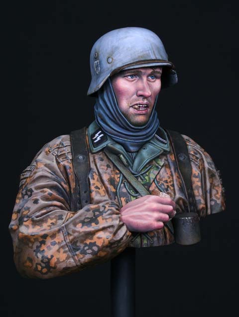 Busto Waffen-SS Infantryman  - Escala 1/9