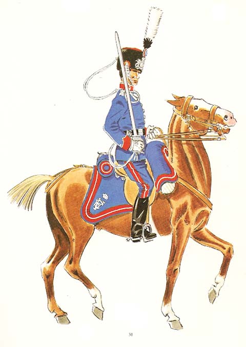 nº 31 - Cazador del Regimiento Victoria Eugenia, de gala en formación 1911-26. 