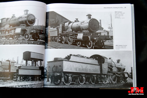 Great Western - County Classes.  The Churchward 4-4-0s, 4-4-2 Tanks and Hawksworth 4-6-0s.