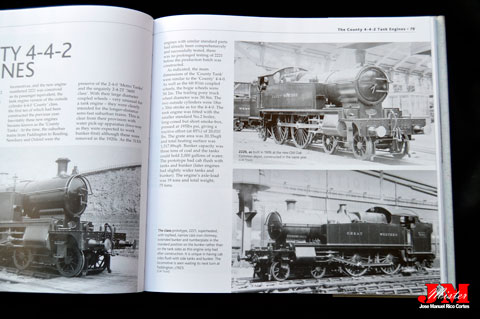 Great Western - County Classes.  The Churchward 4-4-0s, 4-4-2 Tanks and Hawksworth 4-6-0s.