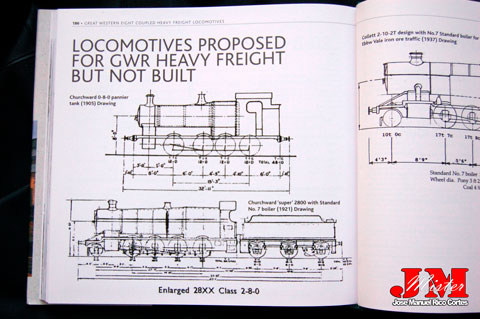 "Great Western. Eight Coupled. Heavy Freight Locomotives" (Great Western. Ocho Acoplados. Locomotoras de carga pesada)