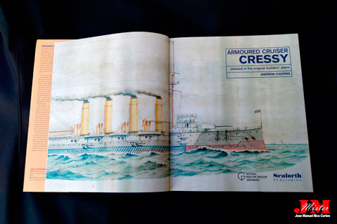 Armoured Cruiser Cressy (Crucero Acorazado Cressy. Detallado de los planos originales de los constructores)