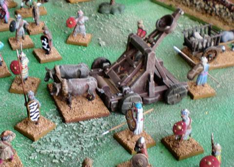 Partida de Wargame ambientada en las época de las Cruzadas - Escala 28mm