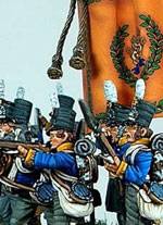 Milicias del Regimiento de Infanteria, Provincias Unidas de Holanda en 1815 - 28 mm