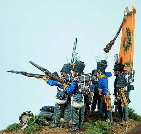 Milicias del Regimiento de Infanteria, Provincias Unidas de Holanda en 1815 - 28 mm
