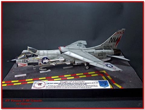 Vought F-8E Crusader en Vietnam - Escala 1/48