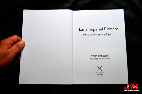 "Painting Wargaming Figures – Early Imperial Romans" (Pintura de figuras de juegos de guerra - Romanos Imperiales Tempranos.)