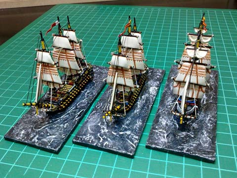 Proyecto Naves Insignia en Trafalgar - Escala 1/1200 - Parte 3