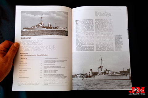 "ShipCraft 25. German Destroyers" (ShipCraft 25. Destructores alemanes). 