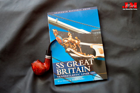 "SS Great Britain. Transatlantic Liner 1843" (SS Gran Bretaña. Transatlántico 1843)