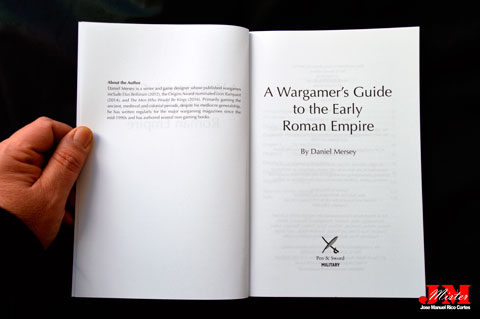 "A Wargamers Guide to the Early Roman Empire" (Guía de Wargames del Imperio Romano temprano.)