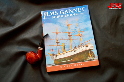  "HMS Gannet. Ship and Model" (HMS Gannet. Nave y Modelo)