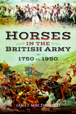 "Horses in the British Army 1750 to 1950" (Caballos en el Ejército Británico de 1750 a 1950)