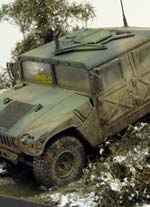 Vehiculo 4x4 Humvee de la Policia Militar - Escala 1/48