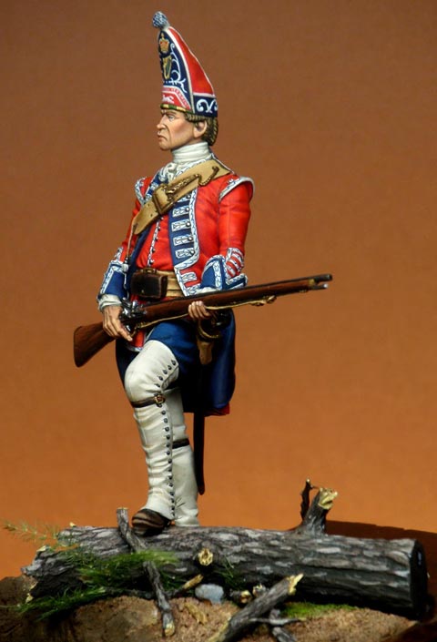 Granadero 18 Reg. Royal Irish - 1751 - Escala 75mm