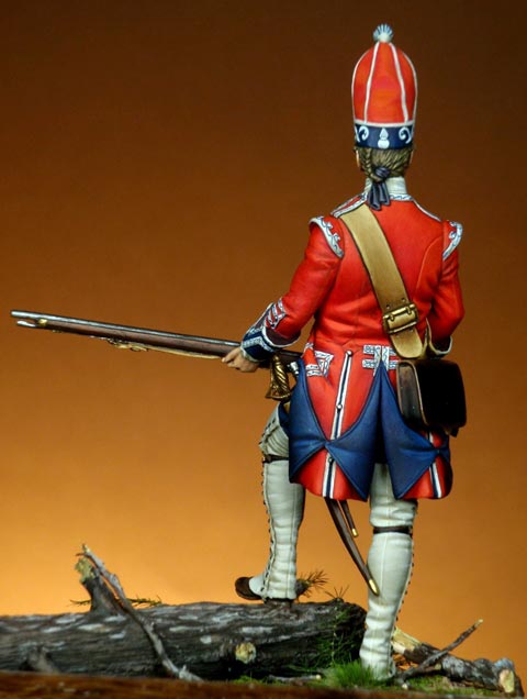 Granadero 18 Reg. Royal Irish - 1751 - Escala 75mm