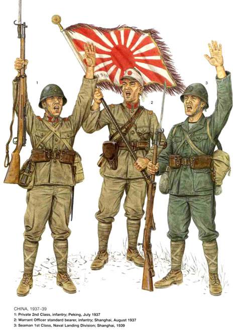 Ejercito Japones  en China 1937 - 1939