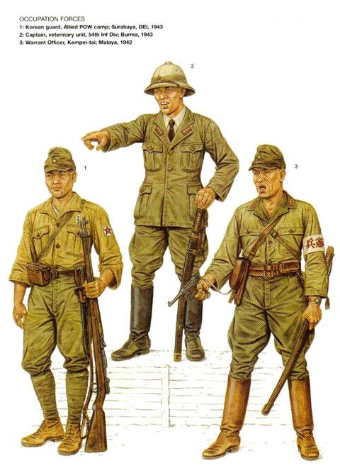 Fuerzas Japonesas de ocupacion 1942 - 1943