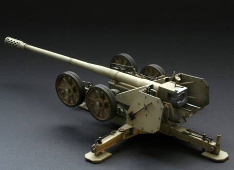 12.8cm K44L55 AT Gun - Escala 1/35