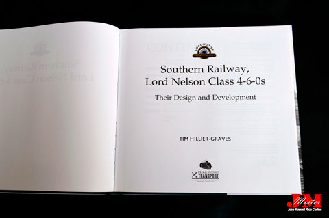 "Southern Railway, Lord Nelson Class 4-6-0s. Their Design and Development " (Ferrocarril del Sur, Lord Nelson Class 4-6-0s. Su diseño y desarrollo)