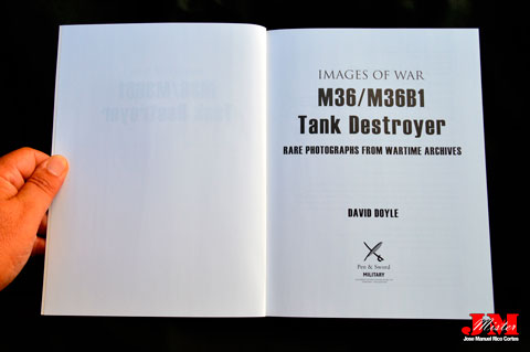 "M36/M36B-1 Tank Destroyer" (Destructor de tanques M36/M36B-1)