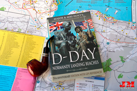 "Definitive Battlefield Guide to the D-Day Normandy Landing Beaches" (Guía definitiva del campo de batalla para las playas del desembarco del día D en Normandía)