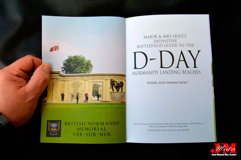 "Definitive Battlefield Guide to the D-Day Normandy Landing Beaches" (Guía definitiva del campo de batalla para las playas del desembarco del día D en Normandía)
