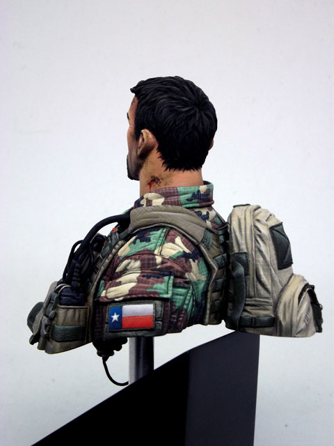 Busto US Navy Seal en Afganistán - Escala 1/10