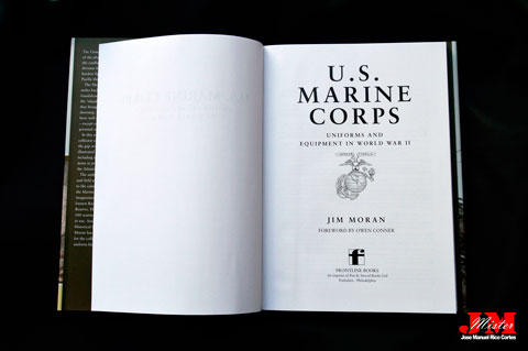 "US Marine Corps Uniforms and Equipment in the Second World War" (Uniformes y equipo de la Infantería de Marina de los Estados Unidos en la Segunda Guerra Mundial).