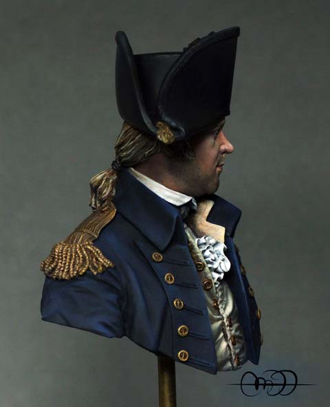 Busto Capitan de la Armada Naval Real 1806 - Escala 1/10
