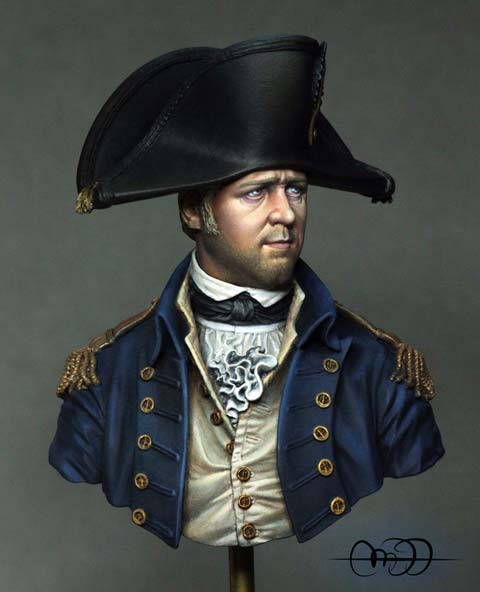 Busto Capitan de la Armada Naval Real 1806 - Escala 1/10