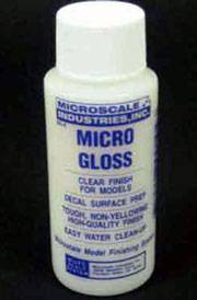 Micro Gloss Micro Scale. BARNIZ ACRÍLICO BRILLANTE. 