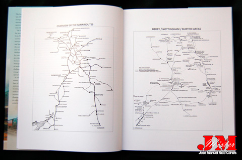 "Midland Main Lines to St Pancras and Cross Country. Sheffield to Bristol, 1957 - 1963." (Midland Líneas Principales a St Pancras y Cross Country. Sheffield a Bristol, 1957 - 1963.)