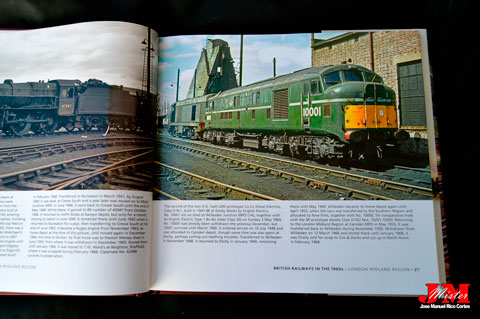 "British Railways in the 1960s. London Midland Region" (Ferrocarriles británicos en la década de 1960. La región de Midland de Londres)