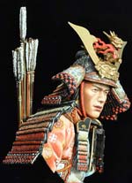 Busto Samurai Minamoto Yoshitsune - Escala 200mm