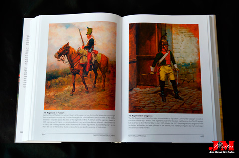 "Napoleon Waterloo Army. Uniforms and Equipment" (El Ejército de Waterloo de Napoleón. Uniformes y Equipamiento)