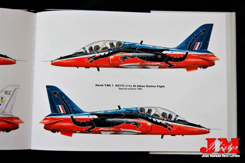  "Profiles of Flight: British Aerospace Hawk" (Perfiles de vuelo - British Aerospace Hawk)