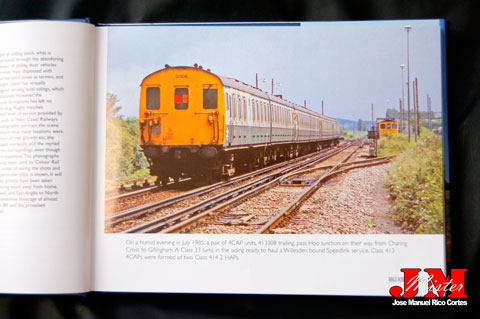 "Rails Across Britain. Thirty Years of Change and Colour." (Trenes en toda Gran Bretaña. Treinta años de cambio y color)