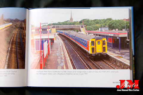  "Rails Across Britain. Thirty Years of Change and Colour." (Trenes en toda Gran Bretaña. Treinta años de cambio y color)