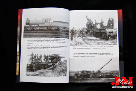  "Railway Guns. British and German Guns at War." (Armas de Ferrocarril. Británicos y Alemanes en Guerra)